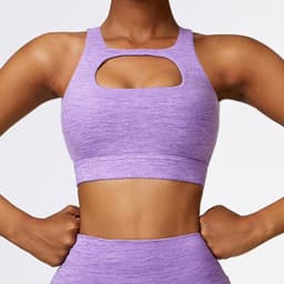 image-Zechuang Sports Bra - Iced Coffee Cationic Brushed