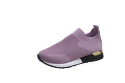 image-Women's Sports Casual Shoes - White Sequins Slip-On