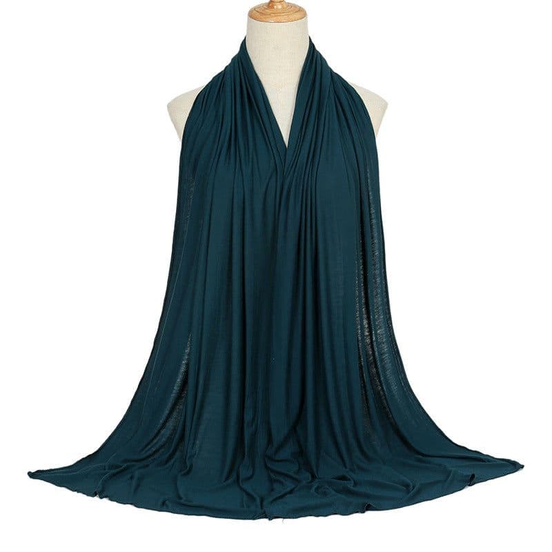 image-Modal Cotton Scarf - Long Soft Casual Solid Color