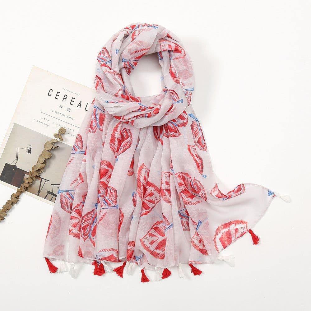 image-Japanese/Korean Butterfly Print Sun Protection Scarf, Beach Towel, 180x90cm