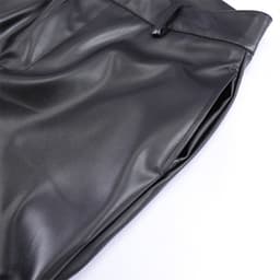 image-Dark Punk Leather Pants - Men's Hip Hop Loose Casual