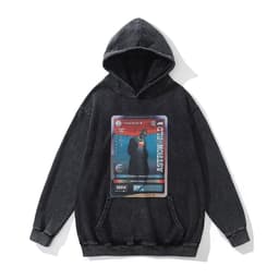 image-Cotton Fleece Hoodie - Kangaroo Pocket Loose Fit XXL
