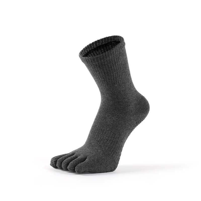 image-MEIKAN Five-Finger Yoga Socks - Black Anti-slip