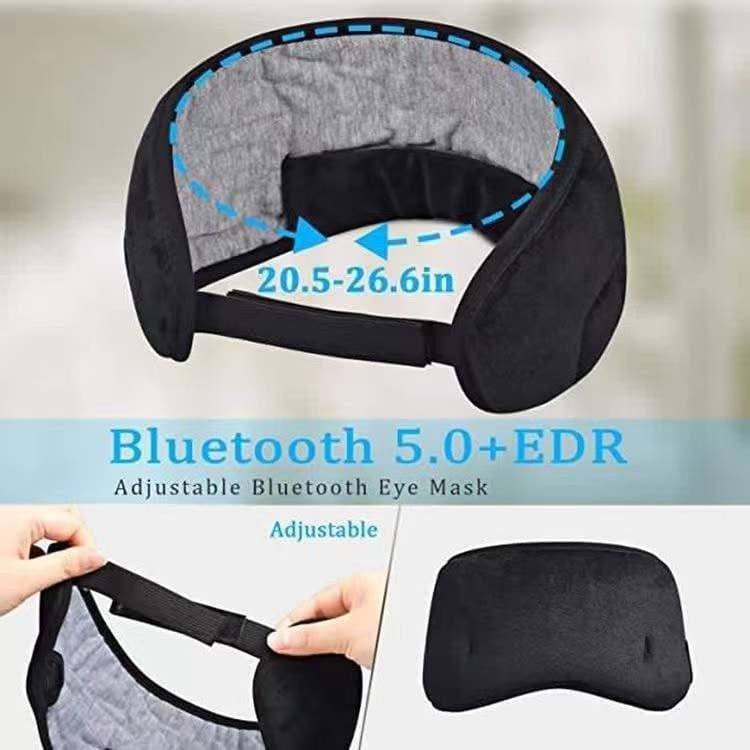 image-Cross-border 3D Bluetooth eye mask headset smart wireless music call earmuffs breathable sleep artifact shading eye mask