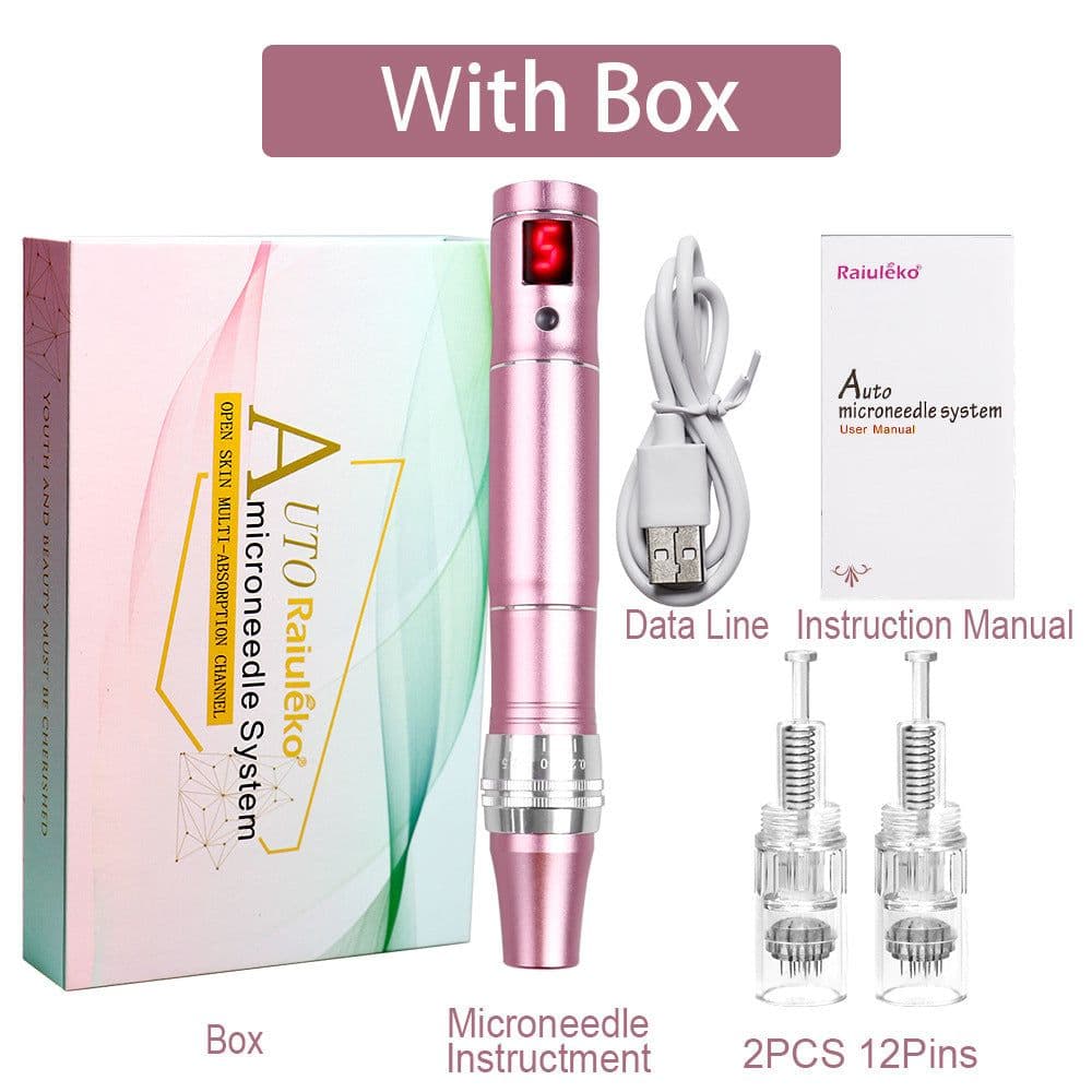 image-SKSONG AIi-299 Nano Microcrystalline Beauty Electric Microneedle Device - Matte Silver