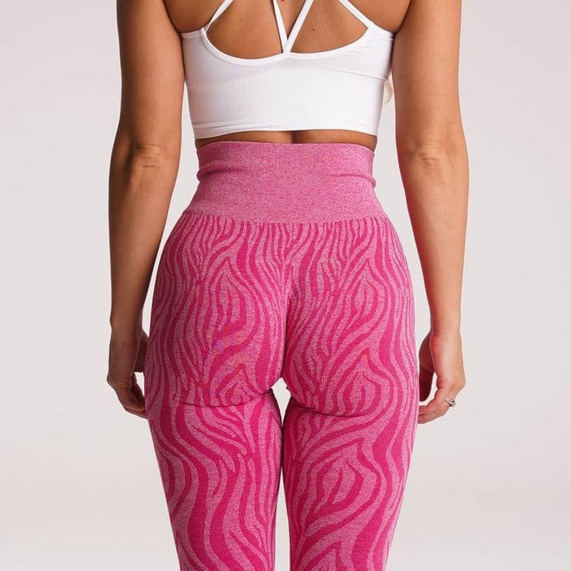 image-Zebra Yoga Pants High Waist Leggings Seamless