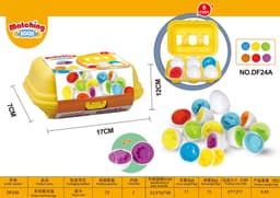 image-Cross-border special for smart egg pairing twisted egg recognition color children's educational early education assembled toy simulation egg box