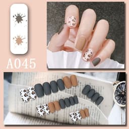 image-Internet celebrity new fake nails wearable nails finished nail patches nail art patches removable nail patches nail art accessories