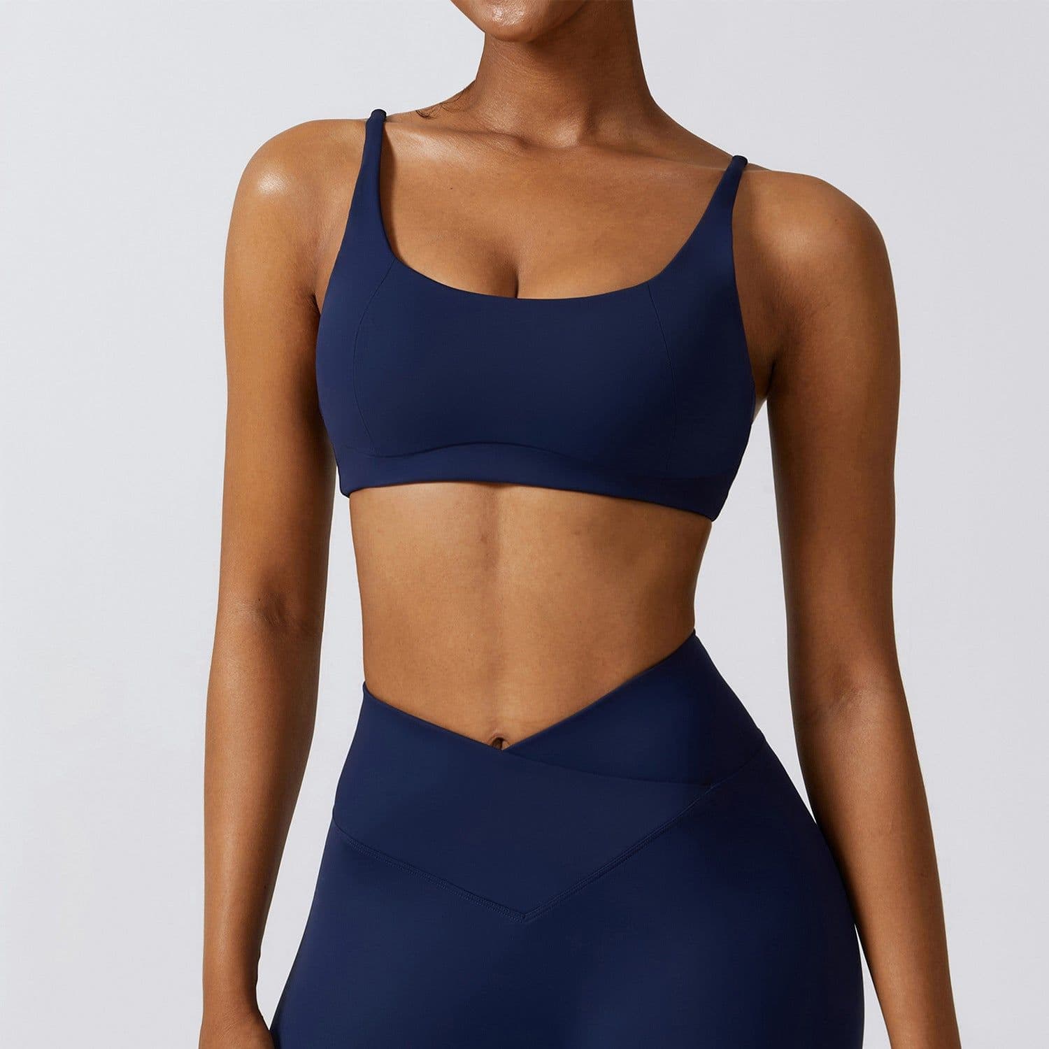 image-Zechuang Yoga Bra - Solid Color Sleeveless