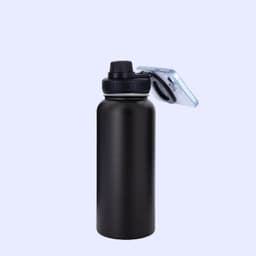 image-Amazon's new 32oz stainless steel 304 space kettle double-layer insulated cup with mobile phone holder magnetic lid ready for sale