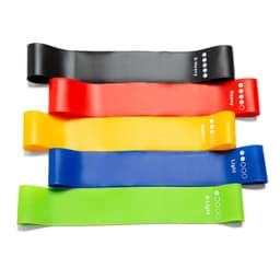 image-Utronix Resistance Bands Set - 5pc Yoga Fitness