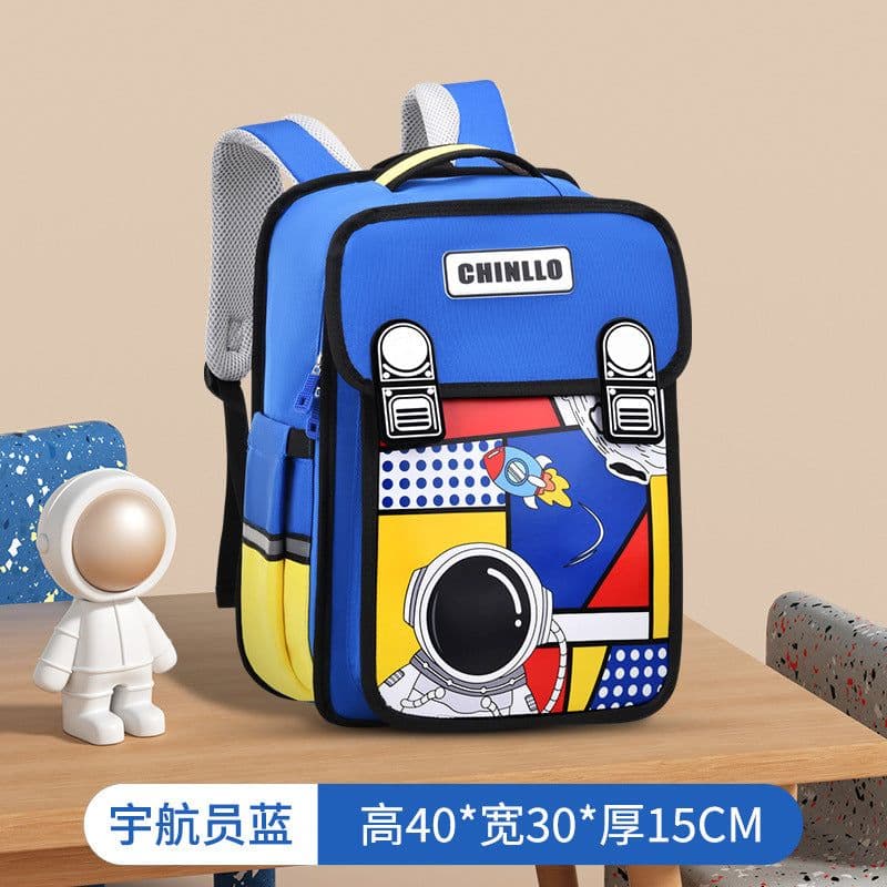 image-Chunlong Waterproof Comic Schoolbag for Grades 1-6 - 36-55L Backpack