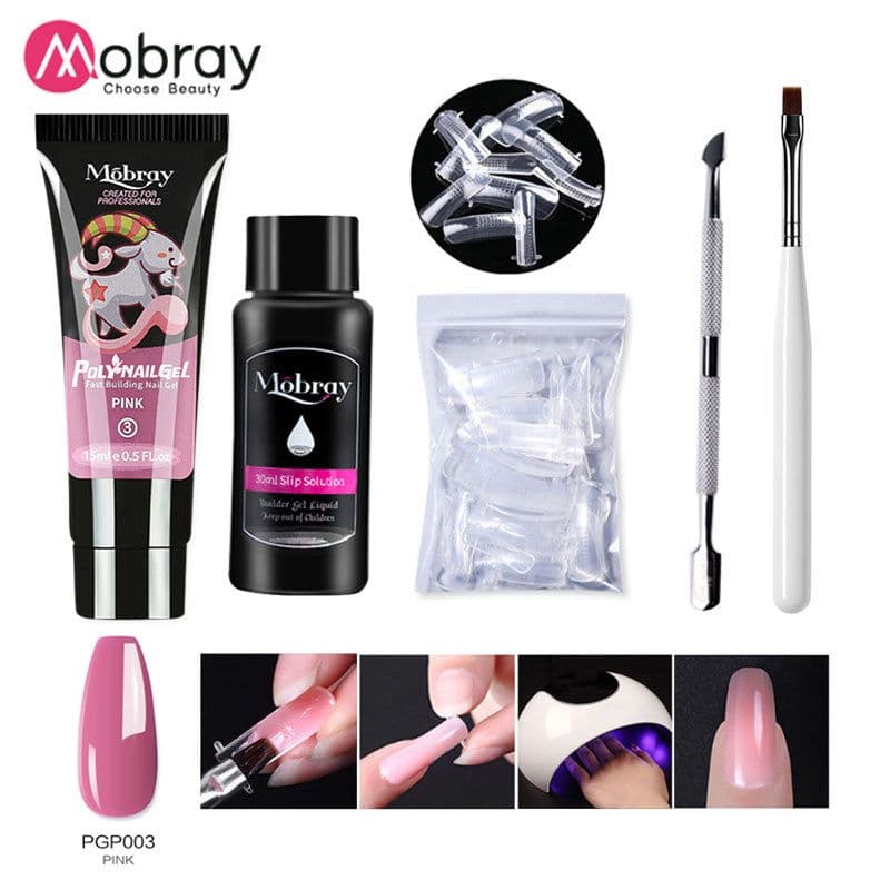 image-Manicure Crystal Extension Glue Set 5-Piece Full Set Explosive Style Nail Tools