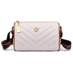 image-Genuine Leather Small Square Crossbody Bag - Green