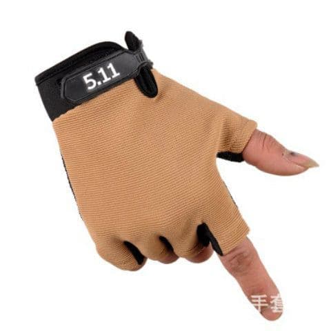 image-Zamulvi 511 Half-Finger Gloves - Black