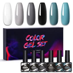 image-Nee Jolie UV Gel Nail Polish Set - 6 Colors 8.5ml