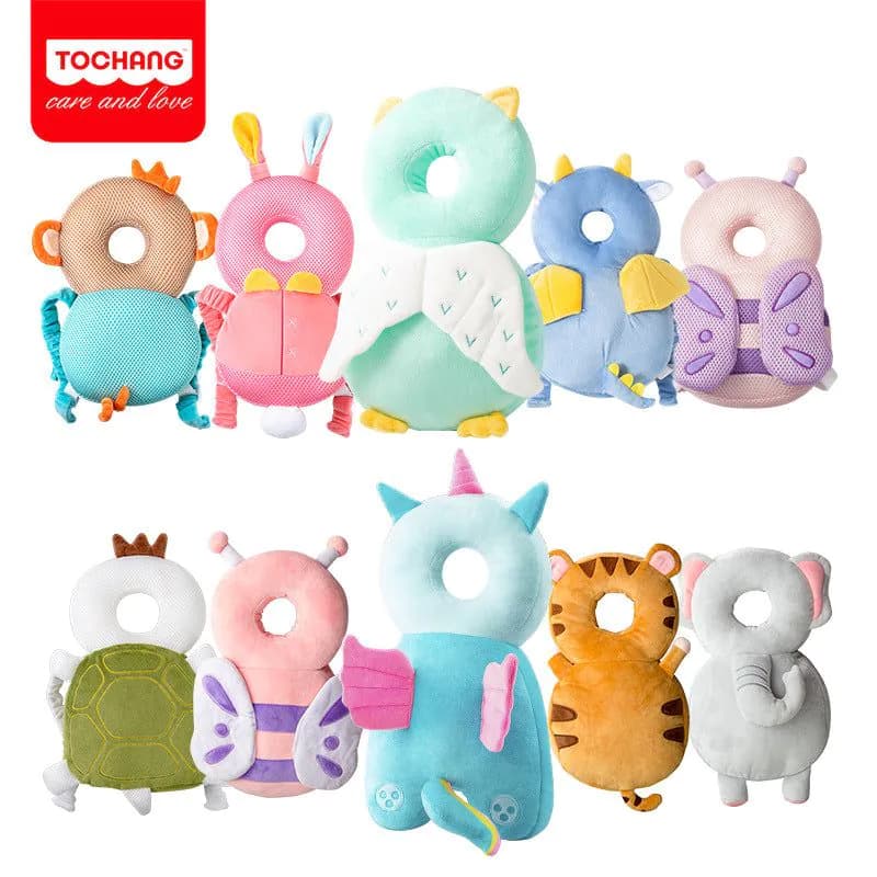 image-Cross-border hot selling baby anti-fall head pillow infant anti-collision head protection back pillow children learning to walk anti-fall hat