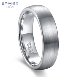 image-Tungsten Steel Ring - Two-Tone 4mm-8mm Unisex