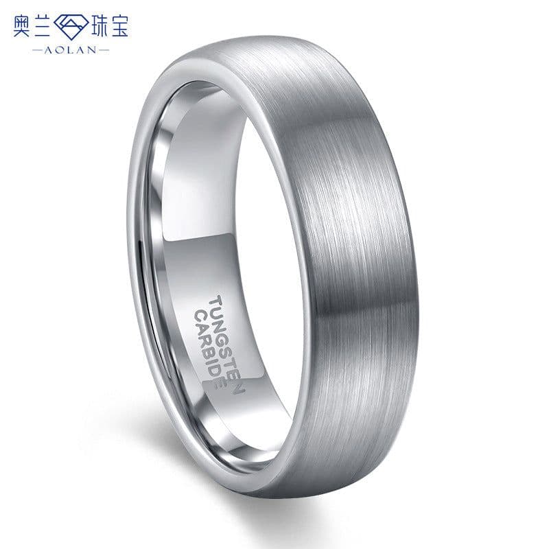 image-Tungsten Steel Ring - Two-Tone 4mm-8mm Unisex