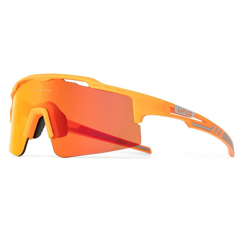 image-Kapvoe Polarized Cycling Glasses - Green Frame