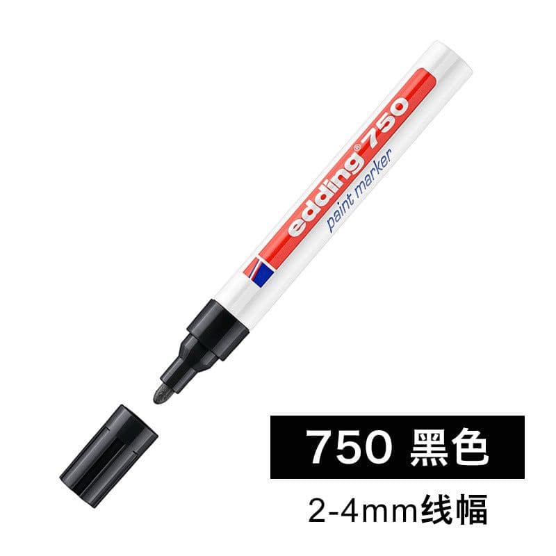 image-Edding 750 Paint Pen - Black 2-4mm Oil Marker