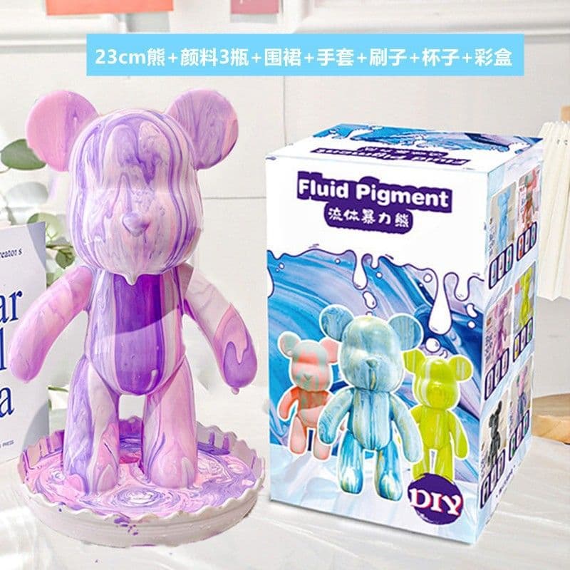 image-Fluid Bear DIY Paint Set - 6 Colors 60ml