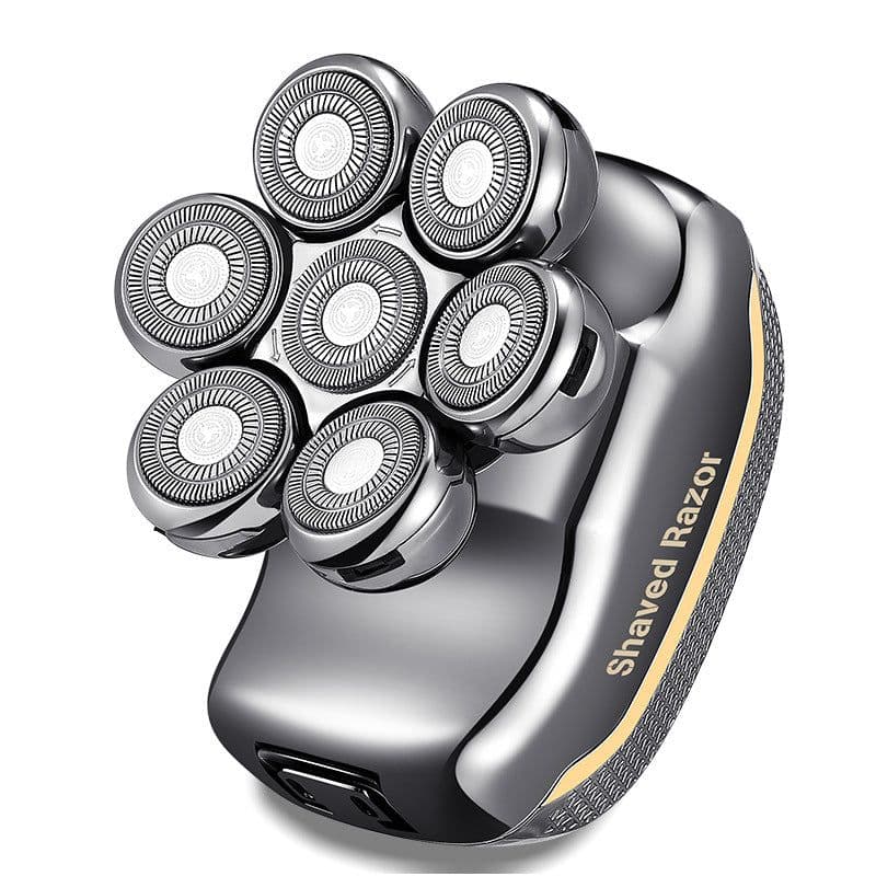 image-New Electric Barber Shaver - 7-Blade Multi-Function Razor