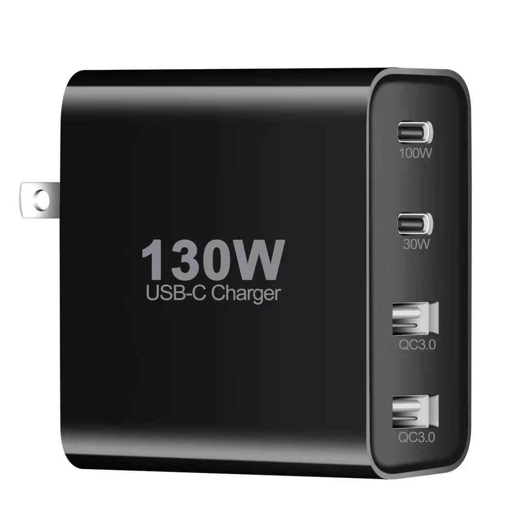 image-GaN 130W Multi-Port USB-C Charger - White