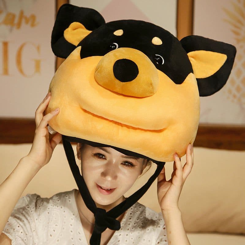 image-Bee Sting Dog Plush Toy - 30cm Funny Gift