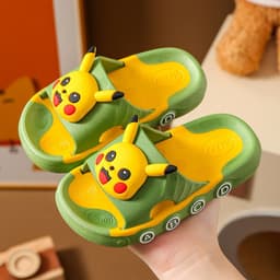image-Hanzhai Children's Slippers - Sapphire Cartoon Animal