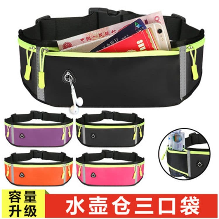 image-Outdoor Sports Waist Bag - Orange Waterproof