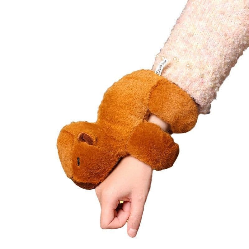 image-Meixuan Capybara Plush Bracelet Toy - 23cm Cute Gift for Kids