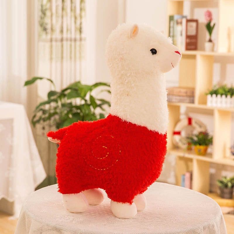 image-Alpaca Plush Toy - Large Soft Lamb Doll