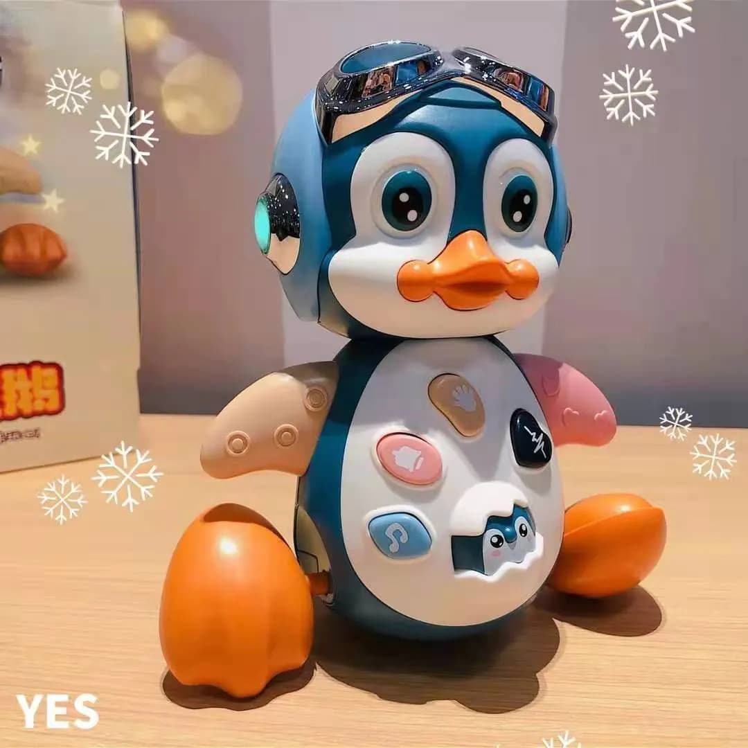 image-Electric Swinging Penguin Toy - Music Light Baby