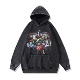 image-Cotton Fleece Hoodie - Kangaroo Pocket Loose Fit XXL