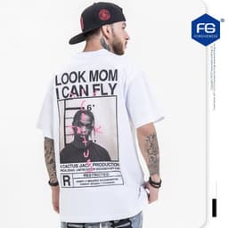 image-FORGIVENESS Men's T-Shirt - Black Cotton Loose Fit