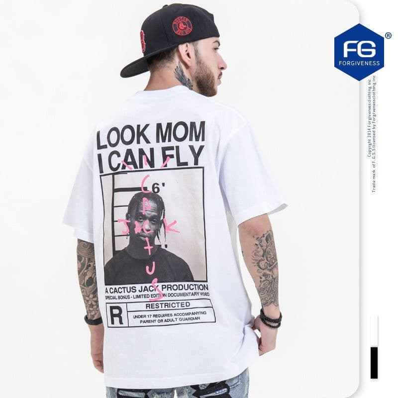 image-FORGIVENESS Men's T-Shirt - Black Cotton Loose Fit