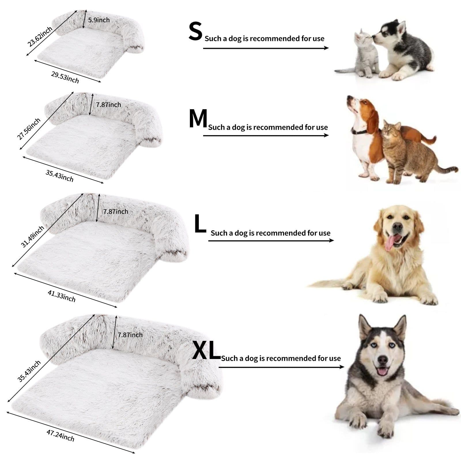 image-Washable Sofa Cushion - Pink XL Pet Dog Kennel Cushion