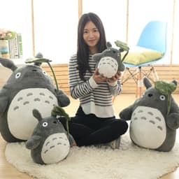 image-Miyazaki Hayao Cage Cat Plush Toy - 70cm, PP Cotton