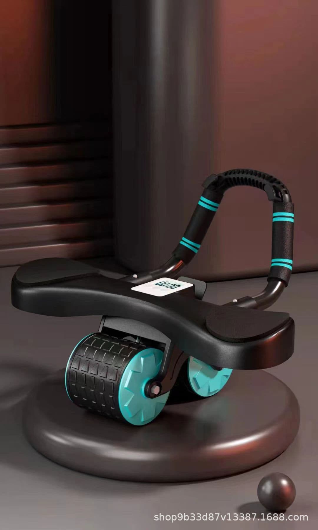 image-Abdominal Wheel with Elbow Support - Home Fitness Trainer