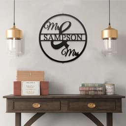 image-Cross-Border Laser Metal Wall Pendant