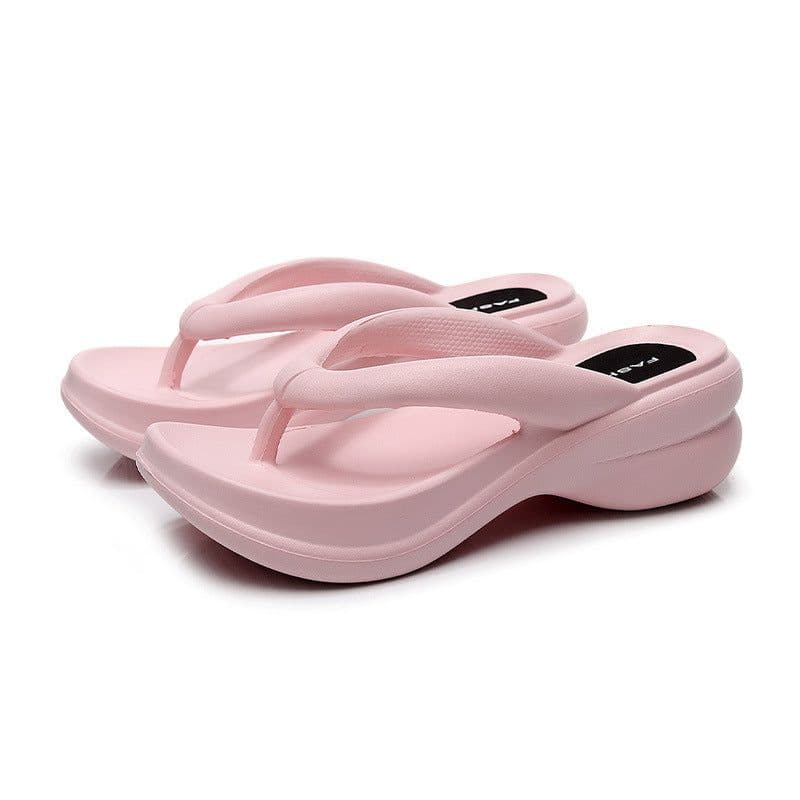 image-Flip-flops Women's Beach Sandals Thick-Soled