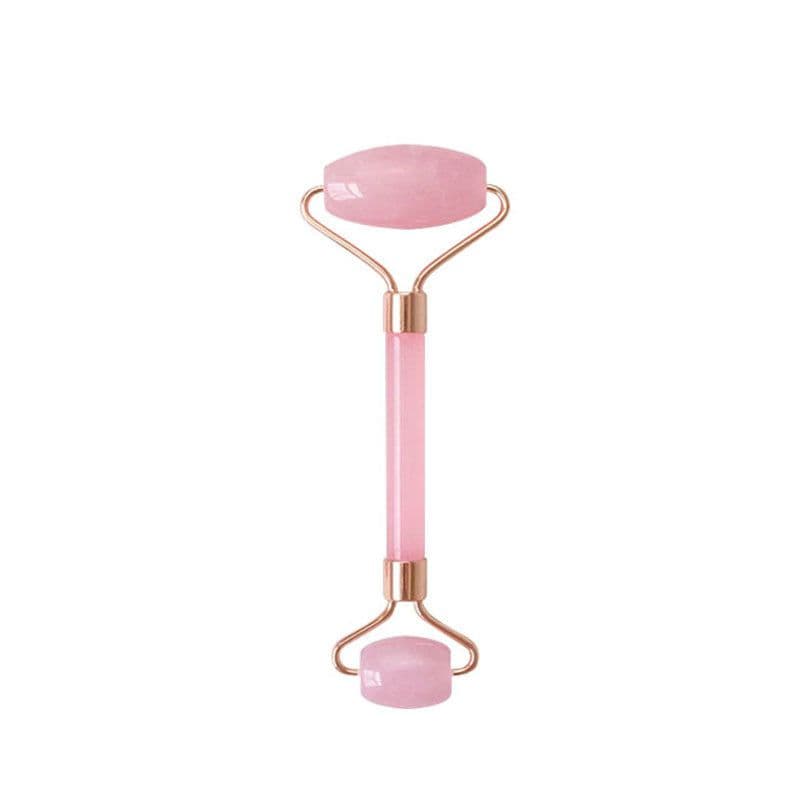 image-Hot Selling Pink Crystal Jade Roller Massage Set