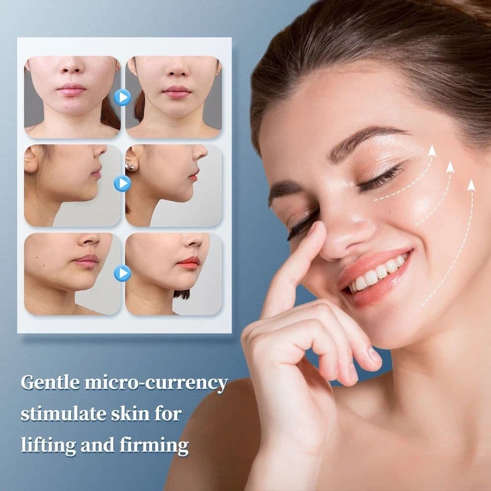 image-EMS Facial Massager - V-Shape Crescent Beauty Tool