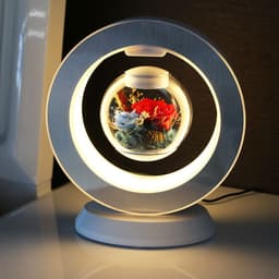 image-Rose Lovers Magnetic Levitation Flower - Blue