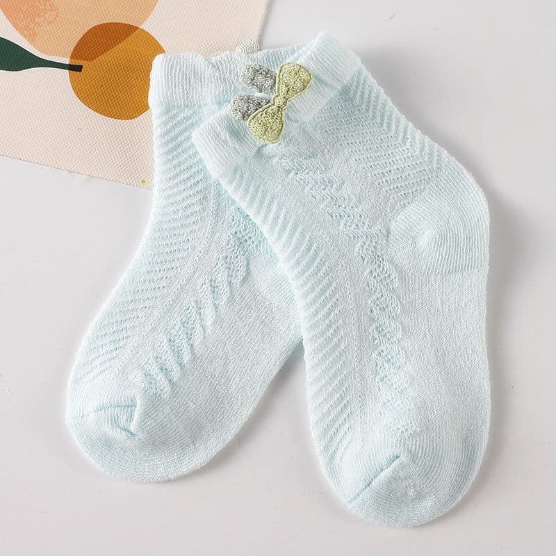 image-Newborn socks baby summer thin section baby boneless super cute cute middle tube socks 0-6 months wholesale baby