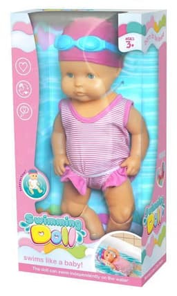 image-Spot cross-border new children's beach swimming pool swimming doll summer interactive electric doll water