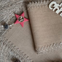 image-Yimanqiyun hemp rope placemat red tassel tableware mat woven color matching festival tassel bowl mat factory direct supply