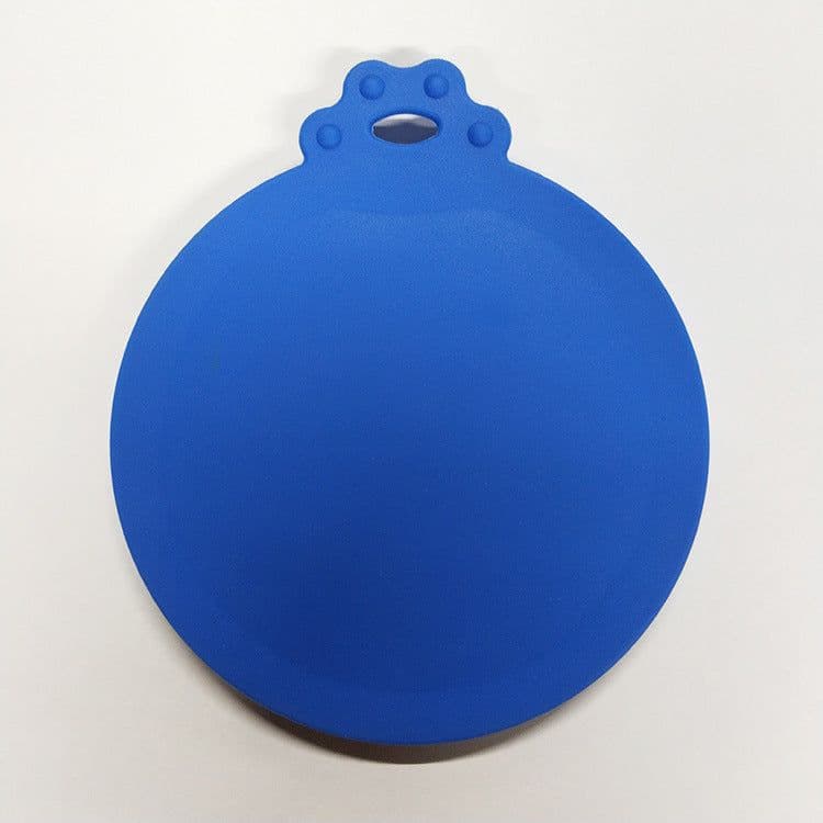 image-Silicone Pet Food Can Lid - Orange