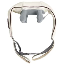 image-Rechargeable Trapezius Massager - Infrared PU Hot Compress - 6 Heads - Milk White